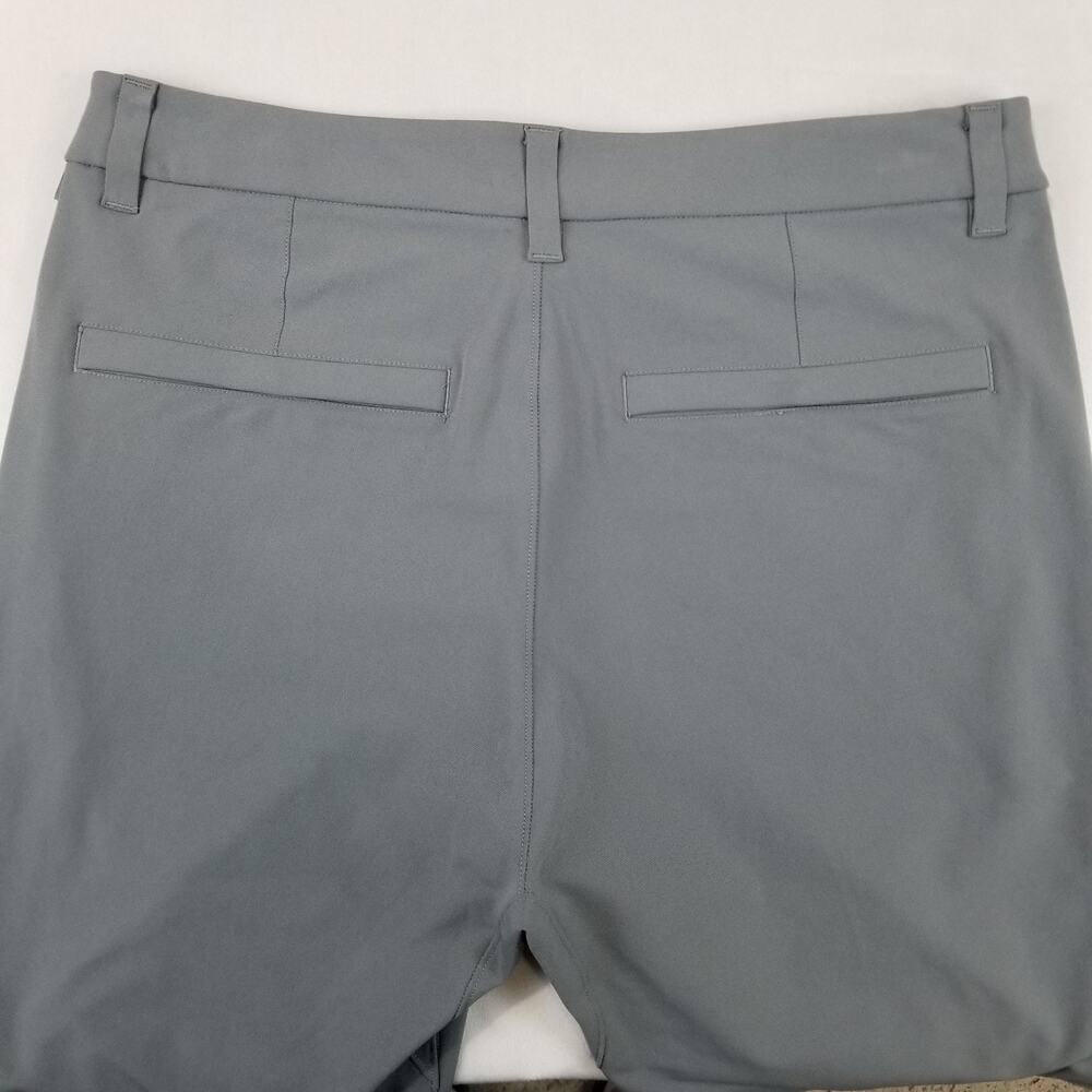 Lululemon Pants Mens 32x27 ABC Commission Warpstreme Slim Gray Chino M5AF0S - Picture 3 of 10